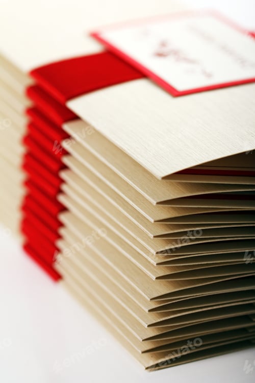 Preview: Gift envelopes with red bow