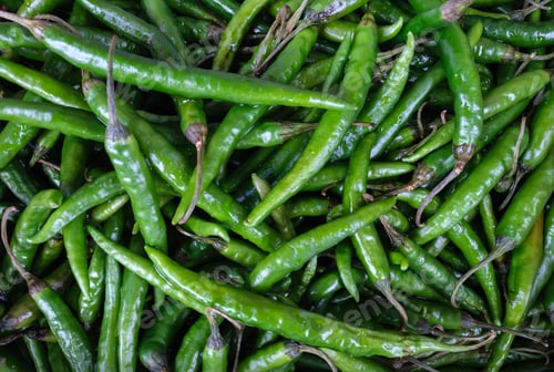 Preview: Background Of Green Chili Peppers