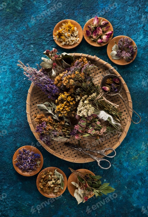Preview: Dried healing herbs and flowers