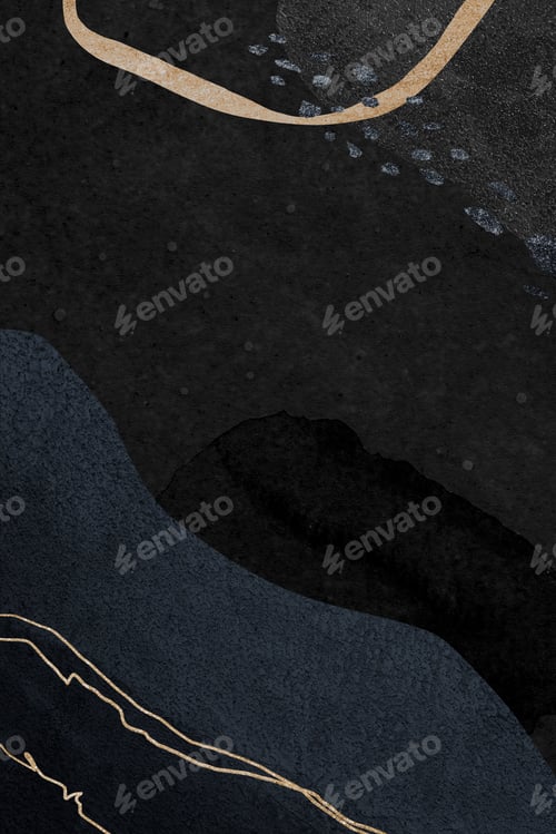 Preview: Dark tone Neo Memphis social background illustration