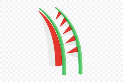 Preview: Indonesia Flag Decoration