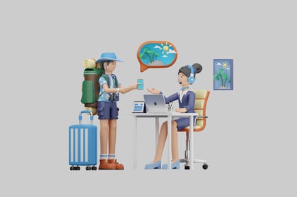 Preview: Travel agent customer interaction