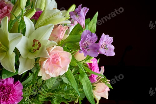 Preview: Colourful bouquet of flowers. A bouquet of appreciation.