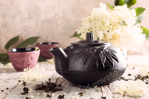 Preview: Green tea with elder flower