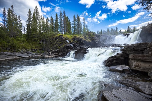 Preview: Ristafallet waterfall in the western part of Jamtland