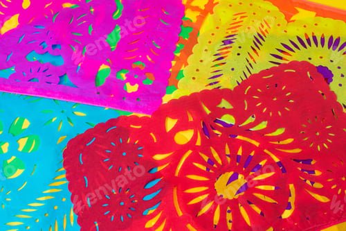 Preview: Colorful cutpaper background. Abstract and colorful