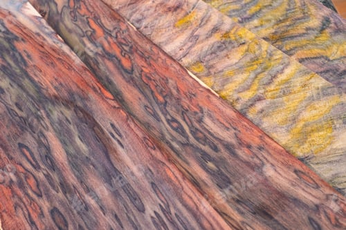 Preview: The texture of rosewood planks stacked together