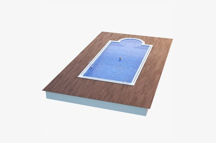 Preview: Villa Swimming Pool with Wood Deck
