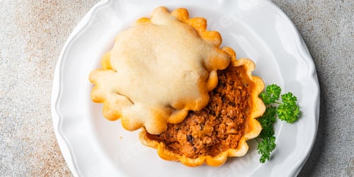 Preview: seafood pie dish fresh cooking appetizer meal food snack on the table copy space food background