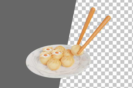 Preview: Dumpling 3D Icon