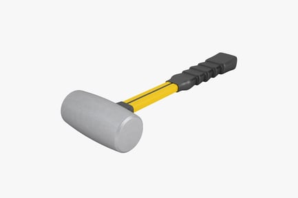 Preview: Aluminum Alloy Mallet with Cushioned Grip