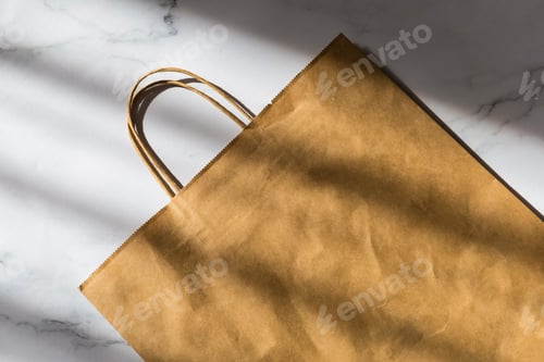 Preview: Kraft paper bag, mockup