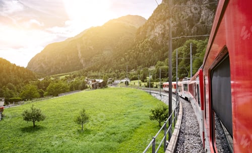 Preview: Tourist train in Switzerland