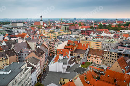 Preview: Augsburg, Germany Rooftop View