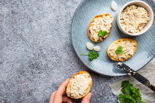Preview: Sandwiches with salmon pate