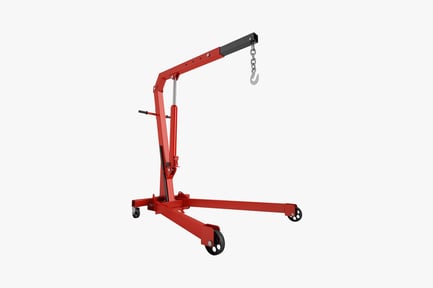 Aperçu: Grue mobile avec bras allongé et crochet