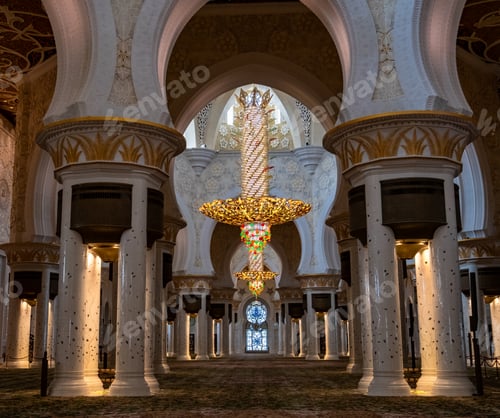 Preview: Shaikh zayed mosque in Abu Dhabi, UAE - Interior