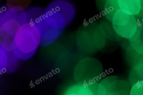 Preview: Green Bokeh Blur Background
