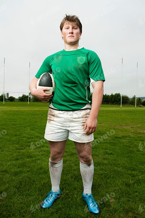 Preview: Portrait of a rugby player