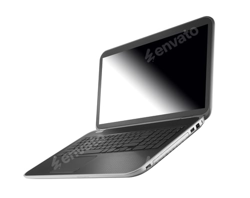 Preview: Laptop isolated on white