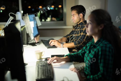 Preview: People Using Computers at Work