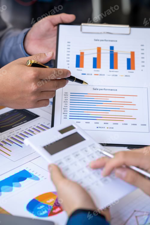 Preview: Business Analytics Meeting with Financial Charts Review