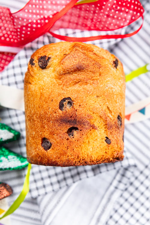 Preview: christmas panettone baking sweet pastry dried fruits chocolate sweet dessert holiday treat new year