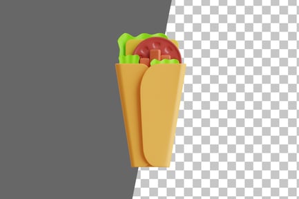 Preview: Shawarma 3D Icon