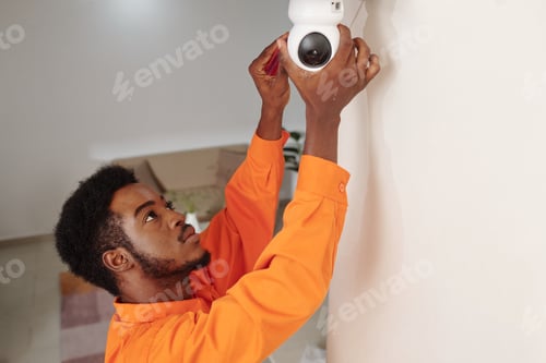 Preview: Technician Installing Camera
