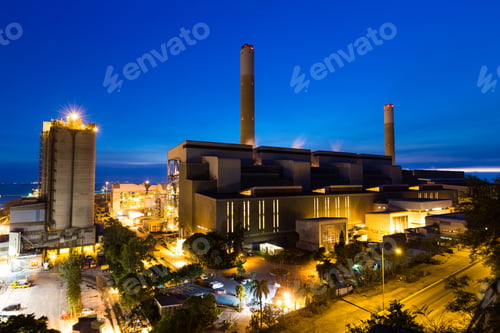 Preview: Industry factory at night