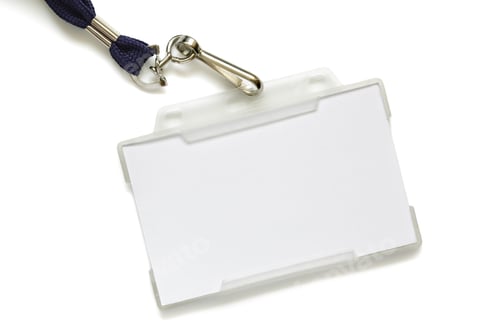 Preview: Name tag on lanyard