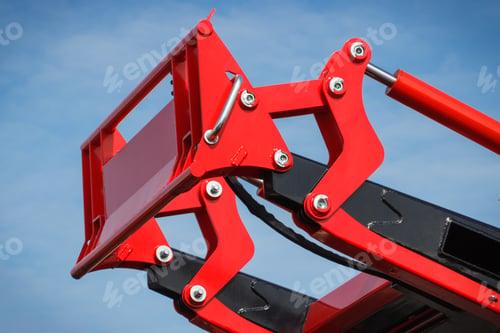 Preview: Industrial or agricultural loader machine using for transport bales of straw