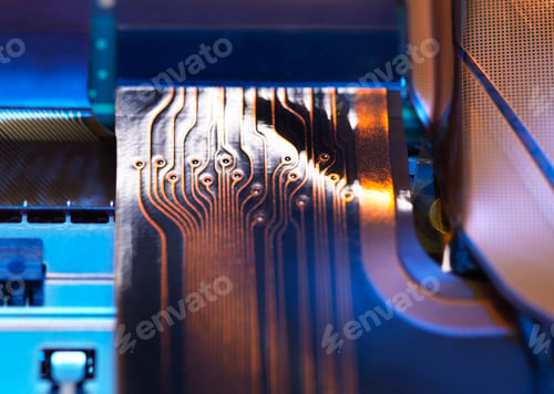 Preview: Close up of a laptop mother board