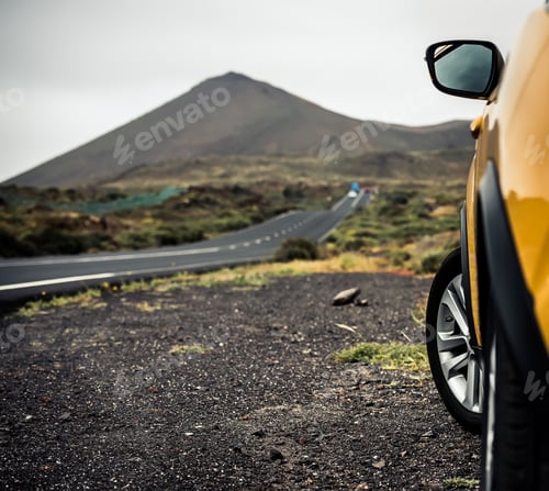 Preview: car and landscape