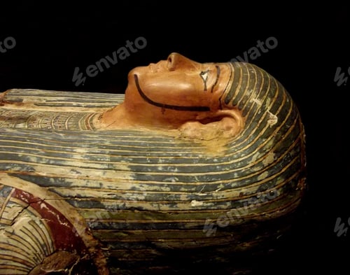 Preview: Ancient Egyptian mummy's sarcophagus