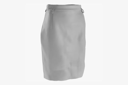 Preview: Pencil Skirt Base Mesh