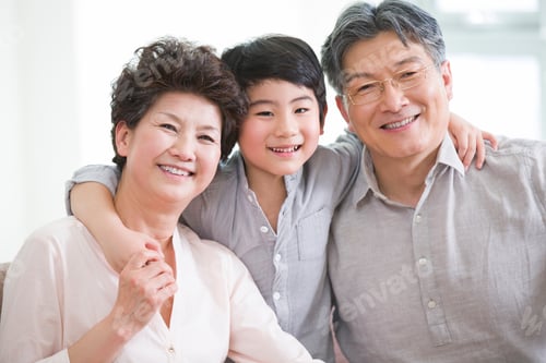 Preview: Happy grandparents and grandson