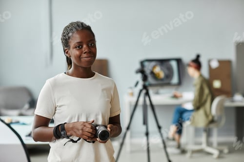 Preview: Black Female Photographer Portrait