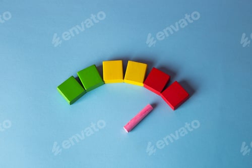 Preview: Risk assessment meter showing low medium high levels