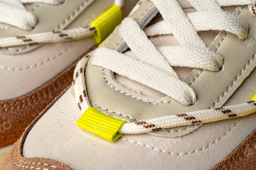 Preview: Close up shot of new sports shoe