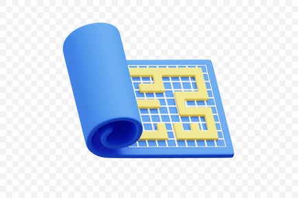 Aperçu: Plan de défilement avec grille et outils