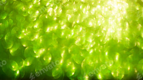 Preview: Green Blur Glitter Effect Bokeh Light Background