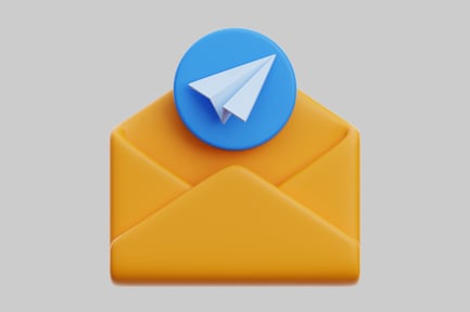 Preview: Envelope with paper airplane symbol