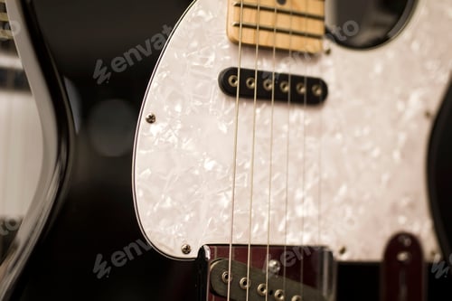Preview: Closeup of electric guitar