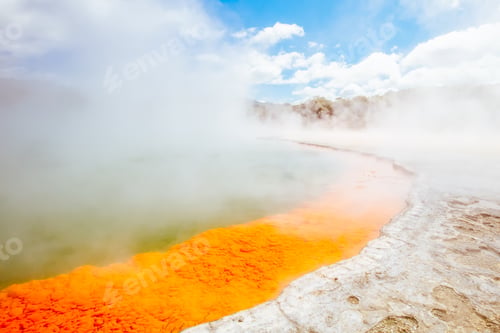Preview: Wai-O-Tapu Geothermal Wonderland near Rotorua in New Zealand