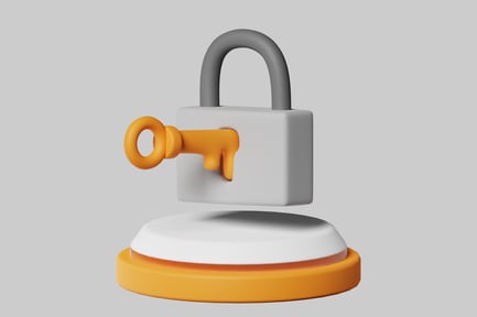 Preview: Security Key Unlocking Padlock