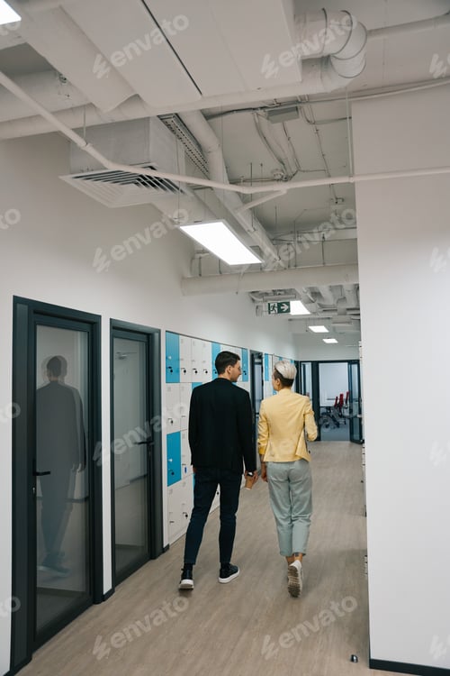 Preview: Colleagues coming back to office after break