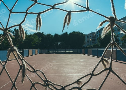 Preview: Framed view of a soccer field