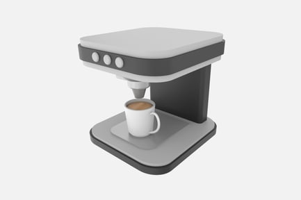 Preview: Coffee Maker 3D Illustration