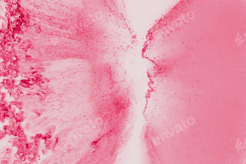 Preview: Abstract background, made in the technique of fluid art. the colors of 2023 - Viva Magenta